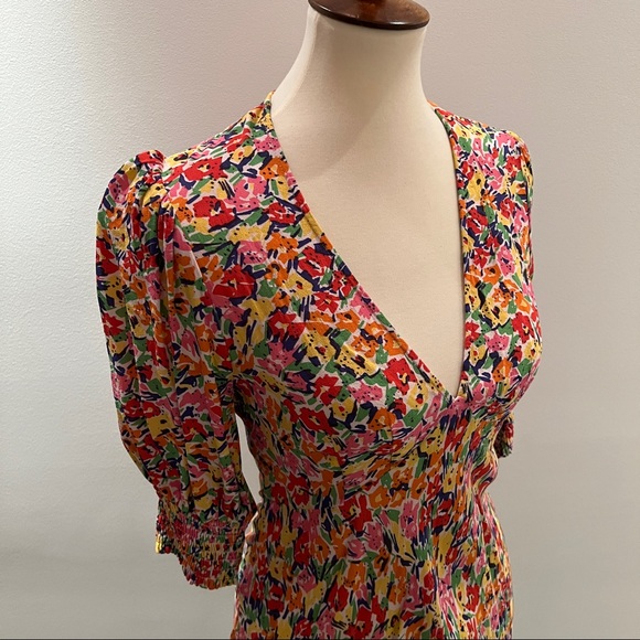 RIXO x Target Puff Sleeve Floral Dress - Picture 4 of 11